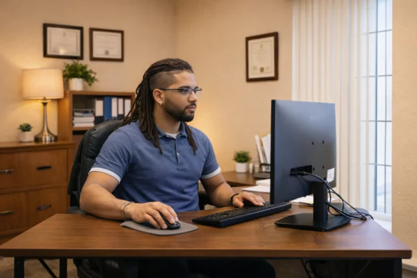 Albuquerque accounting professionals assisting clients with bookkeeping and payroll